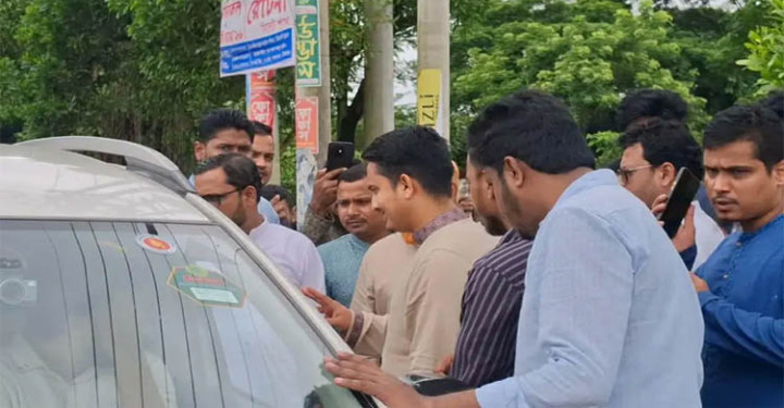 ‘জুলাই পদযাত্রায়’ সিলেটে পৌঁছেছেন এনসিপির শীর্ষ নেতারা