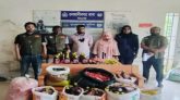 ওসমানীনগরে বিপুল পরিমাণ ভারতীয় চোরাই পণ্যসহ আটক ২