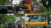 ট্রাকে জরিমানা করায় সিলেট-ঢাকা মহাসড়ক অবরোধ