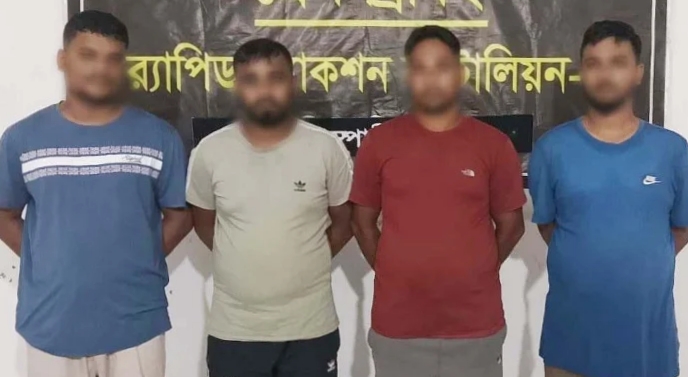 সিলেটে অনলাইন জুয়া চক্রের চার সদস্য গ্রেফতার