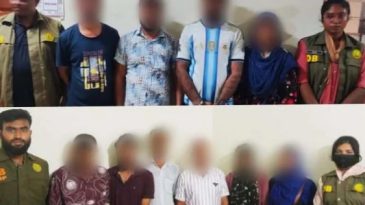 সিলেটে আবাসিক হোটেল থেকে নারী-পুরুষসহ আটক ১০