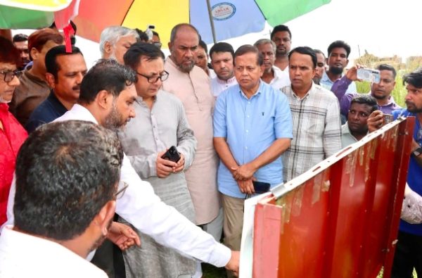 দক্ষিণ সুরমায় নতুন বিসিক শিল্পনগরীর স্থান পরিদর্শনে বাণিজ্যমন্ত্রী