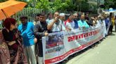 সড়ক দুর্ঘটনা রোধে সিলেটে নিসচার মানববন্ধনে ৬ দফা দাবি পেশ