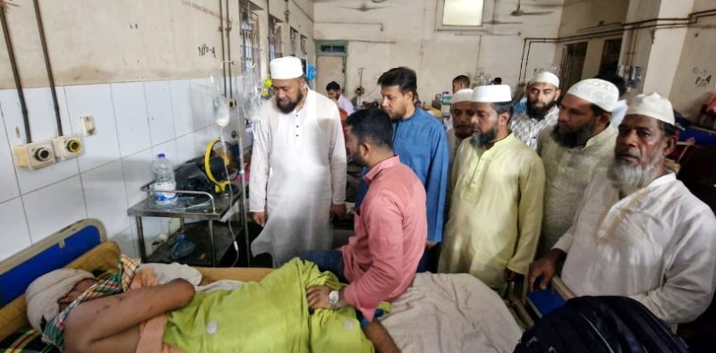 সিলেটে দুর্ঘটনায় আহতদের দেখতে ওসমানী হাসপাতালে জামায়াত নেতৃবৃন্দ