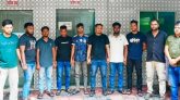 সীমান্ত দিয়ে নিয়ে আসা ৬টি ভারতীয় মোটরসাইকেলসহ ৯ জন ধরা