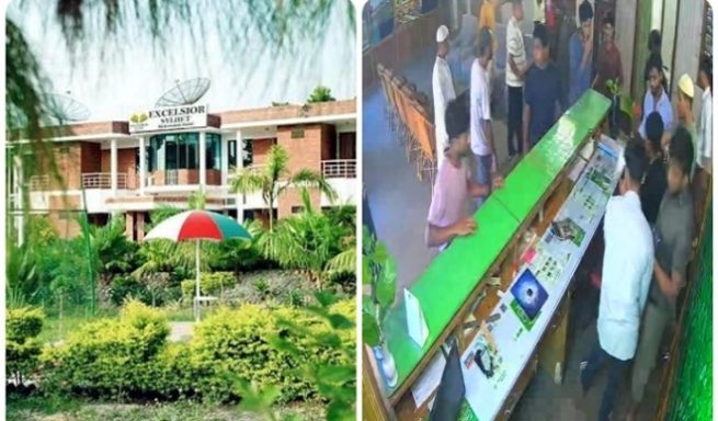 সিলেটের এক্সেলসিয়র হোটেল অ্যান্ড রিসোর্টে হামলা ভাঙচুর