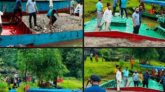 গোয়াইনঘাটে অবৈধ পাথর উত্তোলনের অভিযোগে ৮ জন আটক