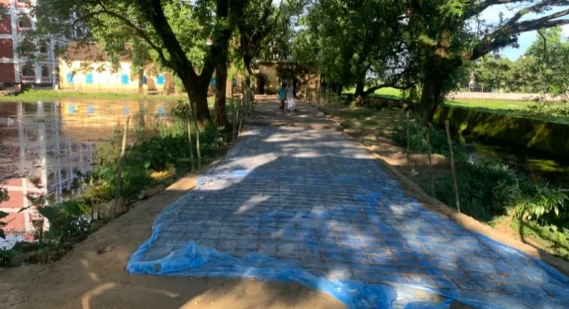 জগন্নাথপুরে বিদ্যালয়ের সংস্কার কাজে অনিয়মের অভিযোগ