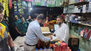 সিলেটে অবৈধ সিগারেট বিক্রির দায়ে ৩টি প্রতিষ্টানকে জরিমানা