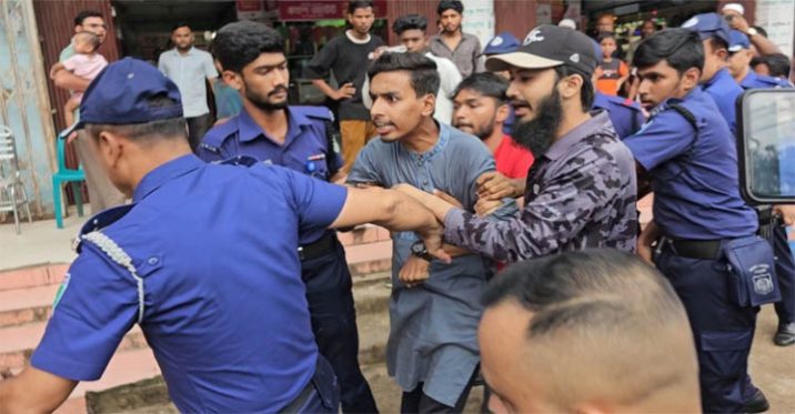 হবিগঞ্জে বৈষম্যবিরোধী ছাত্র আন্দোলনের মাহদীসহ আটক ৩