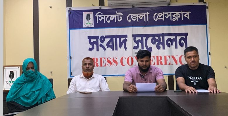 গোলাপগঞ্জে জমি দখলে নিতে এএসআই’র নেতৃত্বে হামলার অভিযোগ