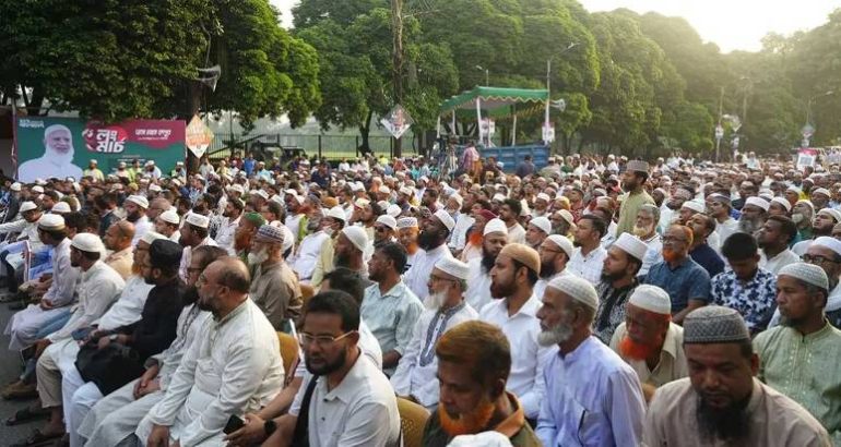 রংপুর অভিমুখী ১১ দলীয় ঐক্যের লং মার্চ শুরু