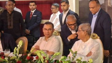 সেনাকুঞ্জে আরিফুল হক চৌধুরীর পুত্রের বিবাহোত্তর সংবর্ধনা, রাষ্ট্রপতি ও প্রধানমন্ত্রীর যোগদান