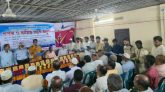 কমলগঞ্জে শহীদনগর বাজার ব্যবসায়ী সমিতির নব-নির্বাচিত কমিটির শপথ ও দায়িত্ব গ্রহণ