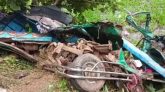 সিএনজি অটোরিকশা-কাভার্ডভ্যানের মুখোমুখি সংঘর্ষে নিহত ৩
