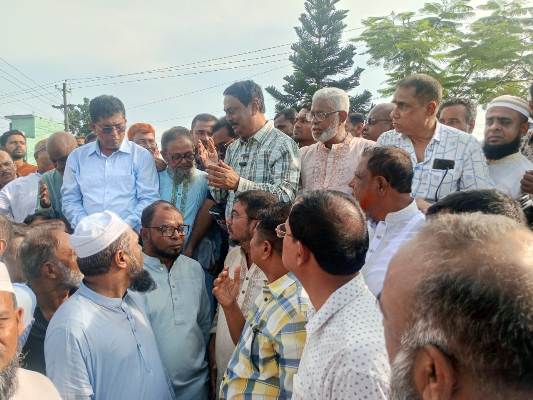 ছাতকে ১৬৪ কোটি টাকা ব্যয়ে দুই লেন সড়ক নির্মাণকাজের উদ্বোধন