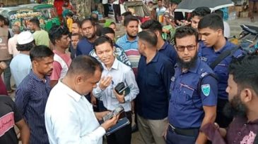 হবিগঞ্জে শতাধিক অবৈধ স্থাপনা উচ্ছেদ