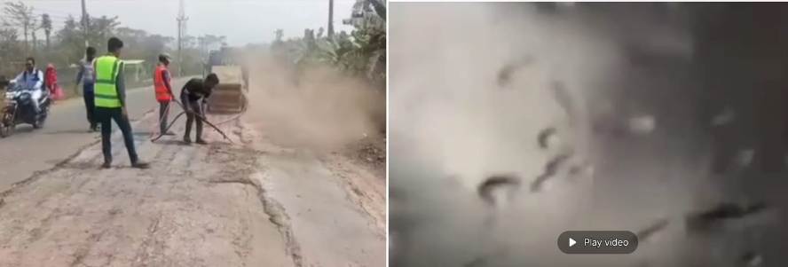 সিলেট-সুনামগঞ্জ মহাসড়ক সংস্কারে প্রায় ৬ কোটি টাকার অনিয়মের অভিযোগ