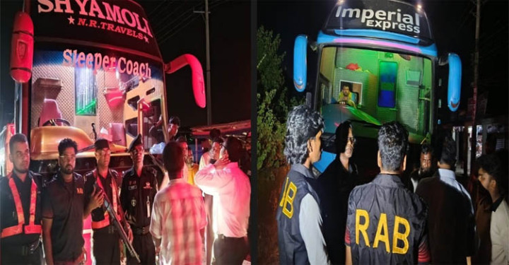 সুনামগঞ্জে অনুমোদনহীন ৩ স্লিপার বাসের মালিককে জরিমানা