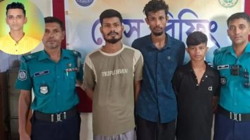 সিলেটে হৃদয় হরিজন হত্যায় তিন আসামী গ্রেপ্তার