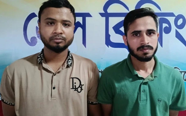সিলেটে গ্রাহকের গোপন ভিডিও ধারণ ও অপপ্রচারের অভিযোগে ২জন গ্রেপ্তার
