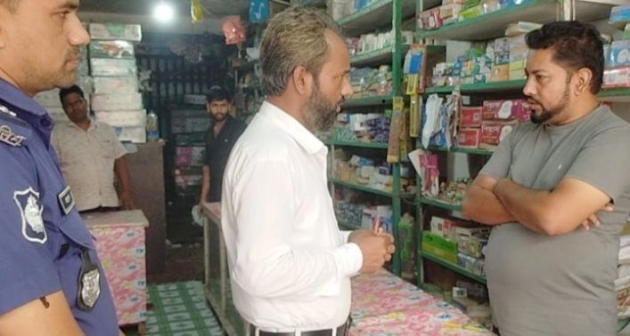 কমলগঞ্জে গ্যাস সিলিন্ডার বিক্রির অনিয়মের দায়ে ২০ হাজার টাকা জরিমানা