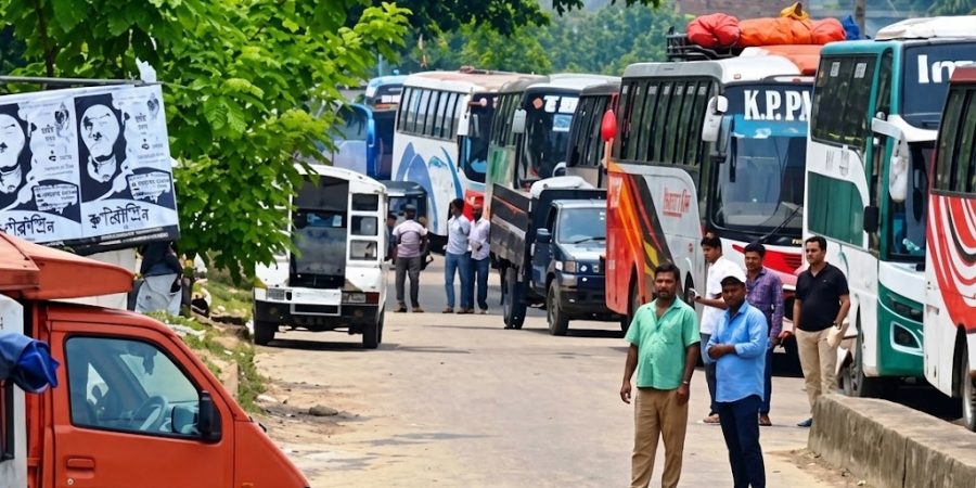 সিলেট-সুনামগঞ্জ সড়কে সবজিবাহী ডিআই ট্রাক ছিনতাইয়ের অভিযোগ