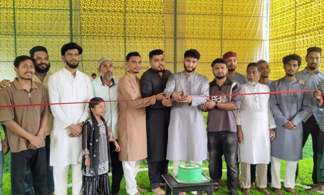 দক্ষিণ সুরমায় ‘স্ট্রাইক হাউজ ইনডোর ফুটবল মাঠ’-এর উদ্বোধন