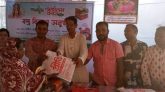 কমলগঞ্জে দুর্গোৎসবে ২ শতাধিক বঞ্চিতদের মাঝে বস্ত্র বিতরণ