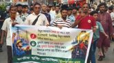 সিলেটে বিদ্যুতের ঘন ঘন লোড শেডিং ও জ্বালানি তেলের মূল্যবৃদ্ধির প্রতিবাদে বিক্ষোভ