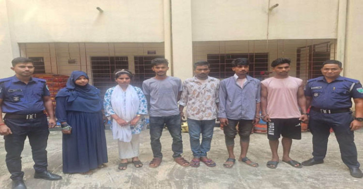 গোয়াইনঘাটে মানবপাচারকারী চক্রের ৪ সদস্য আটক, তরুণী উদ্ধার