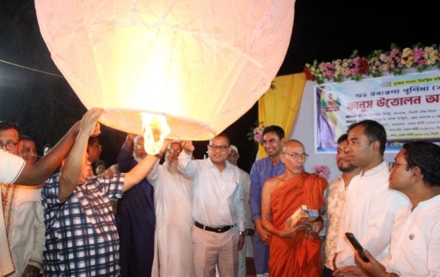 সিলেট বৌদ্ধবিহারে প্রবারণা পূর্ণিমা উদযাপন