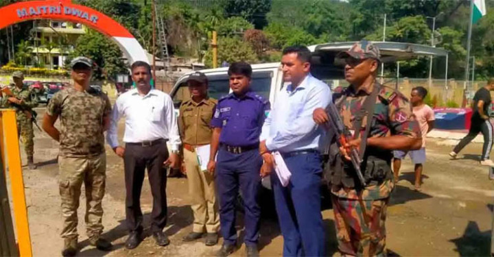ঢাকায় মারা যাওয়া ভারতীয় নাগরিকের মরদেহ তামাবিল দিয়ে হস্তান্তর